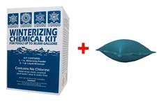 Swimming Pool Winter Winterizing Kit 30,000 gal Plus HEAVIEST  4'x4' Air Pillow