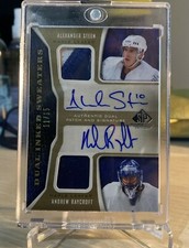 2006-07 SP Game Used Inked Sweaters Dual Patches #IS2RS  Raycroft /Steen 11/15