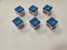 Silver Cup Billiard Chalk - 6 pack Blue