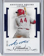 ARISTIDES AQUINO 2020 Panini FLAWLESS SIGNATURES RC On Card Auto Autograph /15