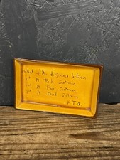 Watcombe  Torquay Mottoware Dish Scottish Riddle Decoration