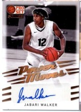 2021-22 Pro Set Power Power Moves Spectrum Bronze Jabari Walker AUTO Autograph