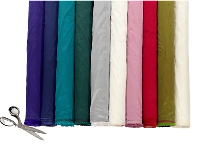 Kunstseide Taft Stoff Luxus Anlass glatt Polyester Schneiderei Material