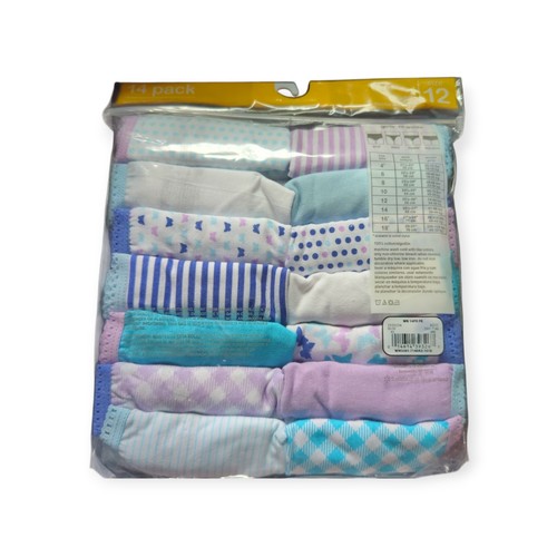 Wonder Nation Mädchen Slips Mehrfarbig - 14er Pack - Größe 12 Neu im Paket - Bild 2 von 2