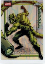 2026 Topps Chrome Marvel Comics Storm's Lightning Refractor Scorpion #147 5f0