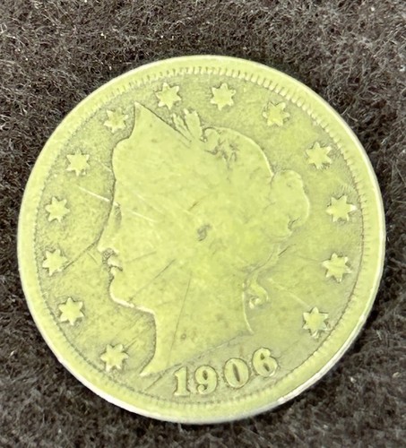 Moneta da collezione 1906 testa di liberty V nichel vedi foto - Foto 4 di 8