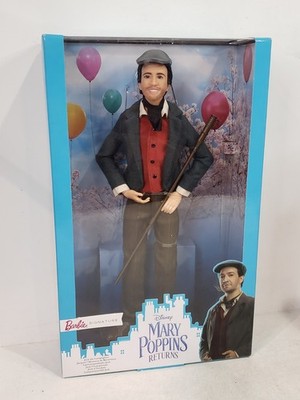 JACK THE LAMPLIGHTER MARY POPPINS RETURNS BARBIE DOLL 2018 MATTEL FRN83 NRFB