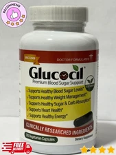 Glucocil Blood Sugar Support – 120 Softgels – 30-Day Supply – Premium Formula –