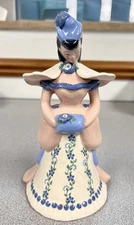 Antique Porcelain Statue Kay Finch Figurine Victorian Lady