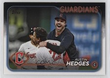 2024 Topps Update Golden Mirror Image Variation Austin Hedges #US174 13c5