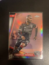 Christian Benteke 2024 Topps Chrome MLS Rose Gold Parallel /250 DC United