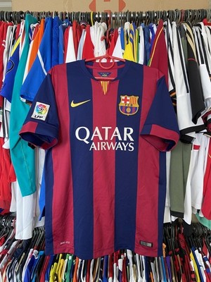 BARCELONA 2014 2015 HOME SHIRT JERSEY NIKE 610594-422 sz S MEN #10