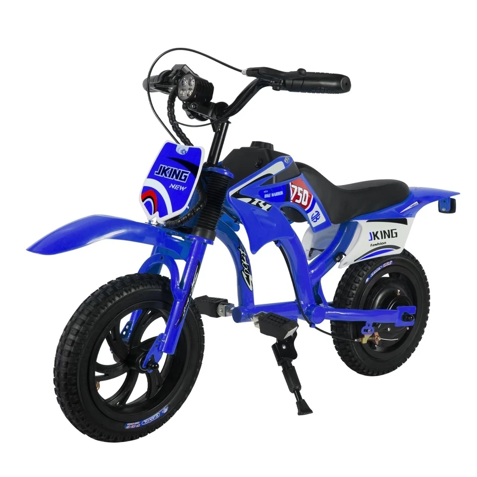 JKING C6 Elektrisches Dirtbike für Kinder 200W Motor 25.2V, 2600mAh 16km/h Blau - Bild 3 von 4