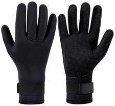 3mm Neoprene Gloves Diving Gloves Wetsuit Gloves, Anti Slip Fishing Gloves Su...