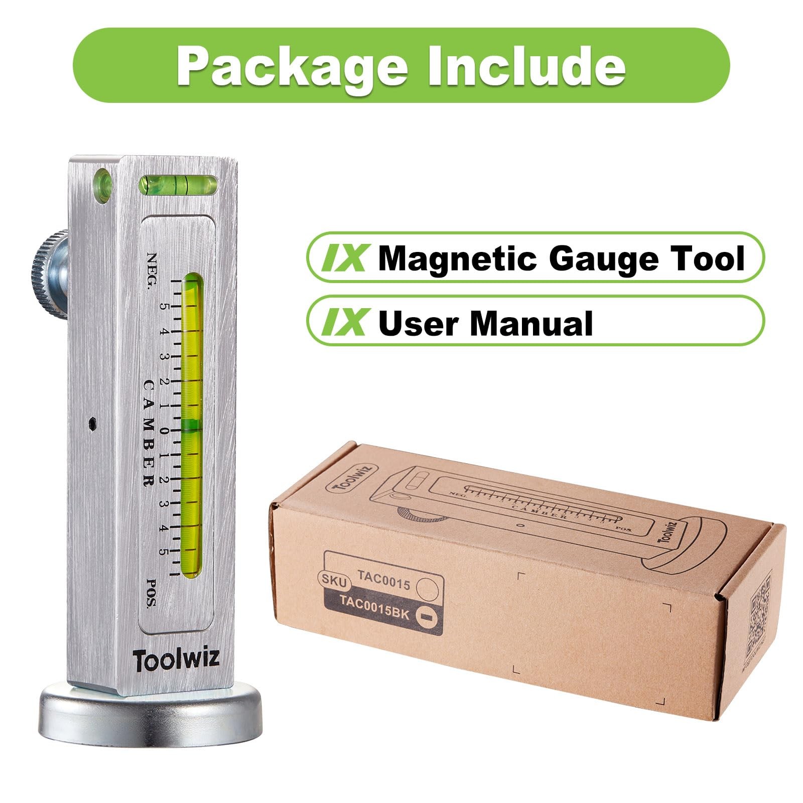 Universal Adjustable Magnetic Gauge Tool Camber Castor Strut Wheel Alignment