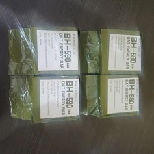 4 Pack BLACK HEED, BH-590 OAT ENERGY BAR, Emergency Survival Food Ex: 04/15/2044
