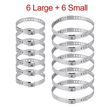 Schellen für Achsmanschetten 12er Set 8 mm 6...