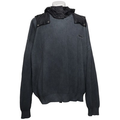 Trendt Vision., Kapuzenpullover, Größe: XL, Grau, Baumwolle, Rippenstrick #l9o