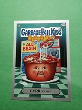 2011 Topps Garbage Pail Kids Flashback Series 3 Silver Border Cyril Bowl #39a 