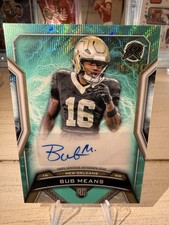 2024 Topps Resurgence - Rookie Signatures Bub Means Aqua Surge Refractor /249