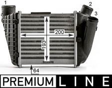 MAHLE Ladeluftkühler PREMIUM LINE CI 429 000P für AUDI A4 B6 B7 8ED 8E2 Avant