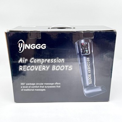 Single Leg Air Compression Heated Recovery Boot w/ Timer Size M