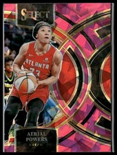 Aerial Powers 2024 Panini Select WNBA #145 Prizm Pink Ice Atlanta Dream
