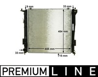 Mahle CR 1320 000P KüHler, MotorküHlung FüR Hyundai,Kia