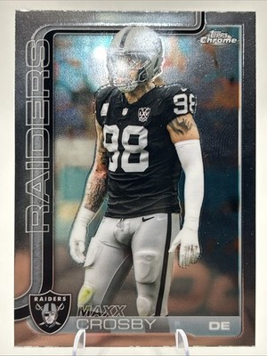 2025 Topps Chrome Football #180 Maxx Crosby Las Vegas Raiders
