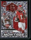 2025 Mosaic Xavier Worthy No Huddle Silver (Raw)