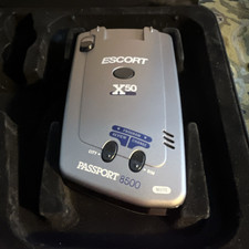 Escort Passport 8500 X50 Radar Detector Audio/Visual Alerts Case Manual