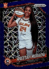 2025 Panini Prizm WNBA Blue Velocity Prizms Aneesah Morrow Card #146