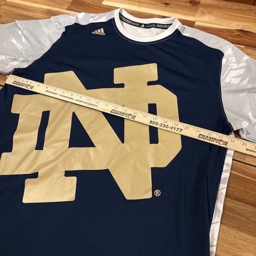 MENS NOTRE DAME ADIDAS BASKETBALL SHOOTING SHIRT 2XL 2013 - Picture 8 of 12
