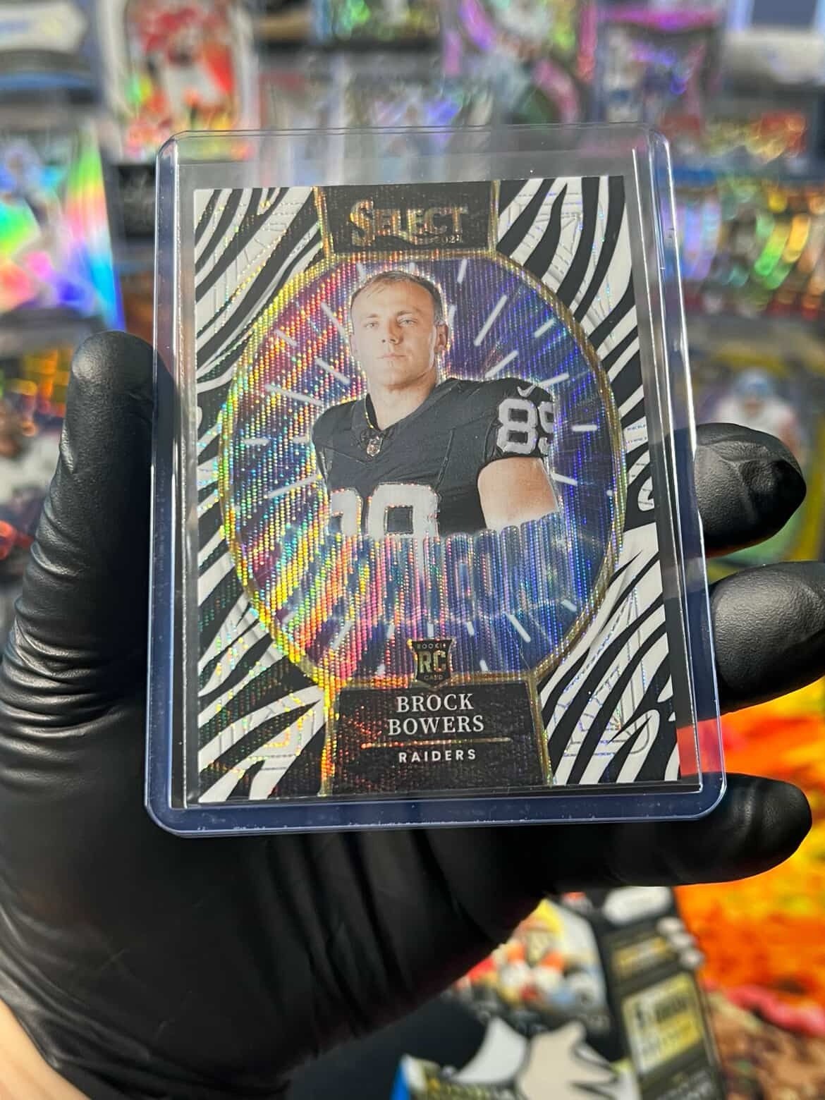 2024 Panini Select - Brock Bowers Zebra NEON ICONS(RC) Case Hit!Color Match!🔥🔥