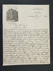 1895 antique SOUTH PLACE HOTEL london england LETTERHEAD wool trade FARR ALPACA — photo 1
