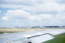 Chicago O'Hare Airport 1967 View From Plane on Runway 1960s Kodachrome Slide