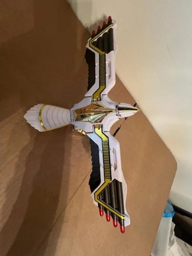 Vintage Power Rangers White Ranger's Deluxe Falconzord Bandai 1995 complete