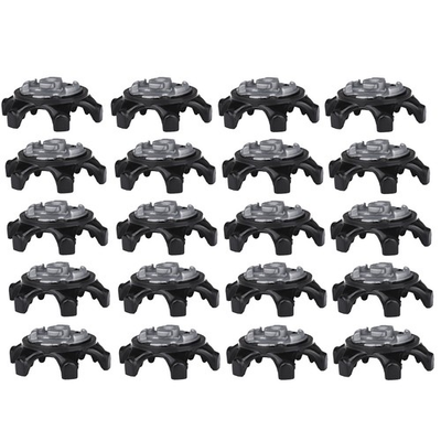 #ad #ad 20Pcs Durable Plastic Black Golf Shoe Spikes Cleat Fast Twist For Adida Champ c $10.48