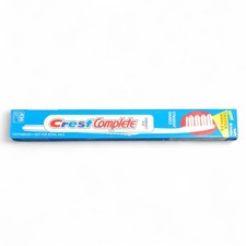 Crest Complete Toothbrush NEW Deeper Ripples Soft Compact Straight Vintage 1993