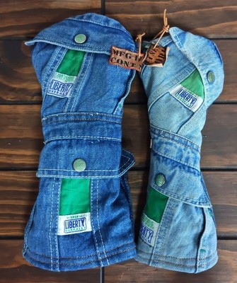 Handmade Golf Headcovers - Denim Remake - Denim Jeans Driver Cover, Wood Cover,