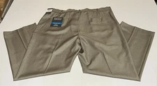 Perry Ellis Portfolio Travel Luxe Pants Beige 40x30 New NWT