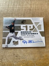 2008 SPx - Rookie Signatures Jerry Blevins #131 (AU, RC)
