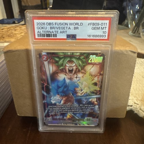 Son Goku : BR/Vegeta FB09-011 Alternate Art Dual Evolution Dragon Ball Z PSA 10