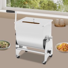 Hand Meat Sausage Mixer Machine 90  Tilt Manual Meat Mixer Stainless Steel 22LB