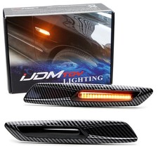 Carbon F10 Style Full Led Fender Signal Side Marker Lights For Bmw 1 3 5 Series