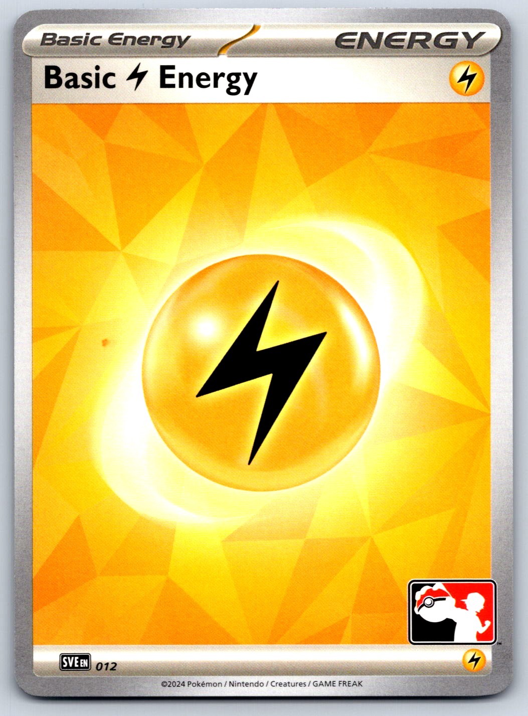 Basic LIGHTNING Energy - Prize Pack Series 7 - Stellar Crown Pokemon Card NM