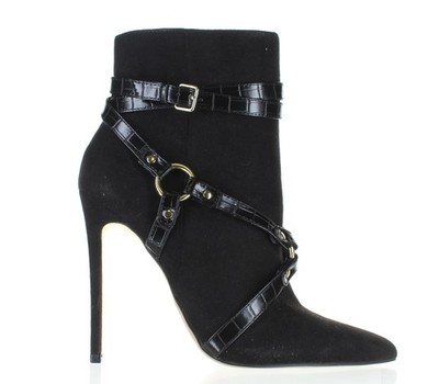 JLO by Jennifer Lopez Womens Pran Black Fashion Boots Size 8 (7704766)