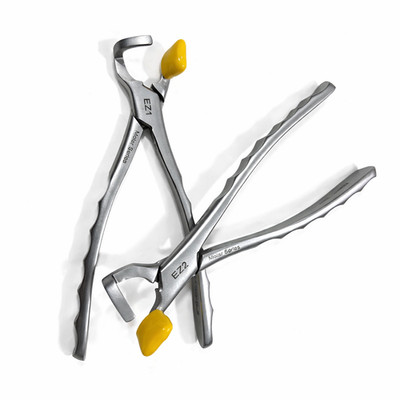 Dental Extraction Forceps Molar Series Set of 2 Pieces EXTRA Bumpers 50 PCS