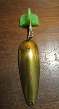 Vintage 3.5" EPPINGER Gold DARDEVLE  Pike Spoon Dearborn MI