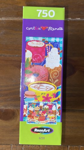RoseArt puzzle 750 Cynthia Frenette Coffee and Friends Complete Colorful - Picture 7 of 11